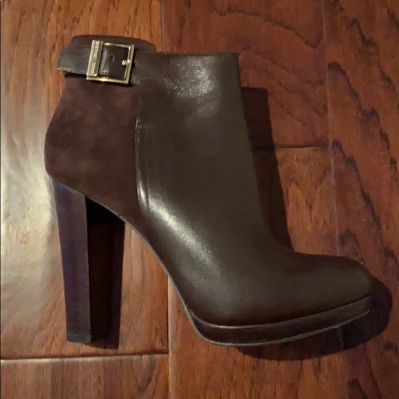 MICHAEL Michael Kors Leather High Heel Boots 71/2 - Picture 6 of 15
